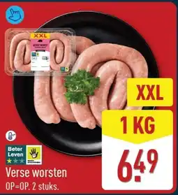 ALDI Verse worsten aanbieding