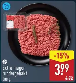 ALDI Extra mager rundergehakt aanbieding