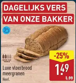ALDI Luxe vloerbrood meergranen aanbieding