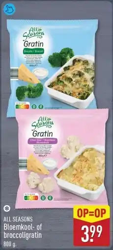 ALDI All seasons Bloemkool of broccoligratin aanbieding