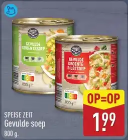 ALDI Speise zeit Gevulde soep aanbieding