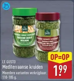 ALDI Le gusto Mediterraanse kruiden aanbieding