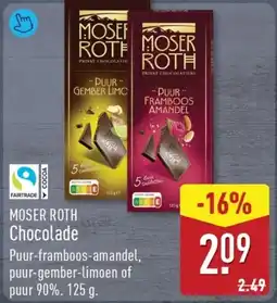 ALDI Moser roth Chocolade aanbieding