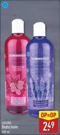 ALDI Lacura Badschuim aanbieding