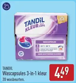 ALDI Tandil Wascapsules 3-in-1 kleur aanbieding