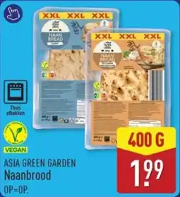 ALDI Asia green garden naanbrood aanbieding