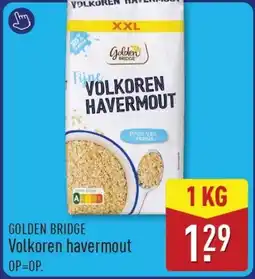 ALDI Golden bridge Volkoren havermout aanbieding