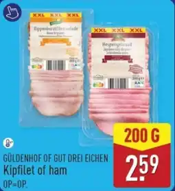 ALDI Güldenhof of gut drei eichen Kipfilet of ham aanbieding