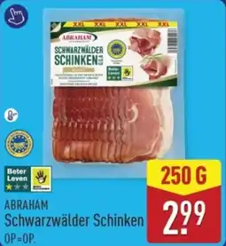 ALDI Abraham schwarzwälder schinken aanbieding