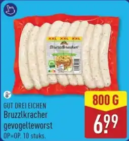ALDI Gut drei eichen bruzzlkracher gevogelteworst aanbieding