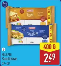 ALDI Milsani smeltkaas aanbieding