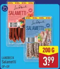 ALDI Landbeck Salametti aanbieding