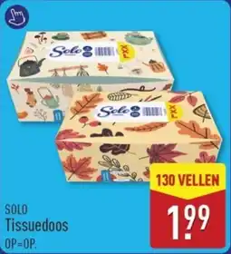 ALDI Solo Tissuedoos aanbieding