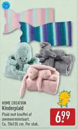 ALDI Home Creation Kinderplaid aanbieding