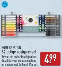 ALDI Home creation 64-delige naaigarenset aanbieding
