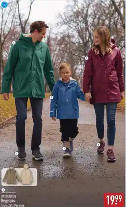 ALDI Up2fashion Regenjas aanbieding