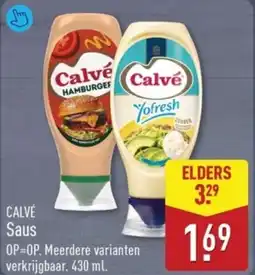 ALDI Calvé Saus aanbieding
