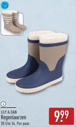 ALDI Lily & dan Regenlaarzen aanbieding