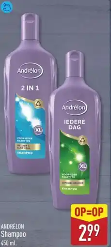 ALDI Andrélon Shampoo aanbieding