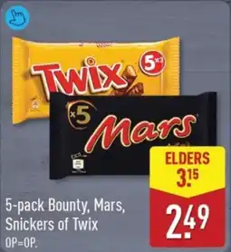ALDI Bounty, Mars, Snickers of Twix aanbieding