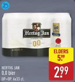 ALDI Hertog Jan 0.0 Bier aanbieding