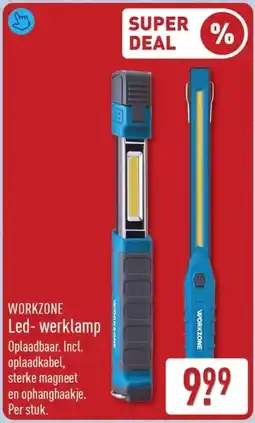 ALDI Workzone Led Werklamp aanbieding