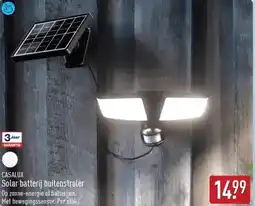 ALDI Casalux Solar batterij buitenstraler aanbieding