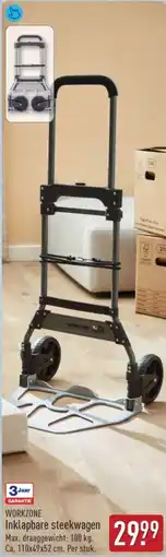 ALDI Workzone Inklapbare Steekwagen aanbieding