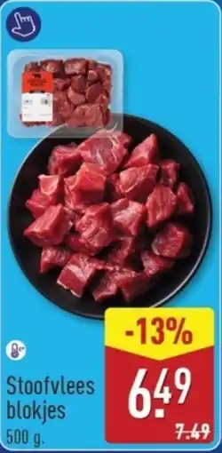 ALDI Stoofvlees Blokjes aanbieding