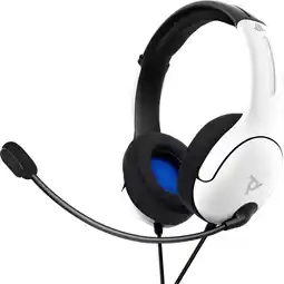 Bol.com PDP Gaming LVL40 Wired Stereo Headset - White (PS5/PS4) aanbieding