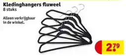 Kruidvat Kledinghangers fluweel aanbieding