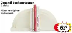 Kruidvat Japandi Boekensteunen aanbieding