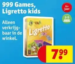 Kruidvat 999 Games, Ligretto kids aanbieding