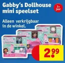 Kruidvat Gabby's Dollhouse mini speelset aanbieding