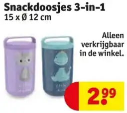 Kruidvat Snackdoosjes 3-in-1 aanbieding