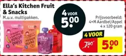 Kruidvat Ella's Kitchen Fruit & Snacks aanbieding