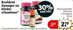 Kruidvat Kruidvat Zwanger en kinder vitaminen aanbieding