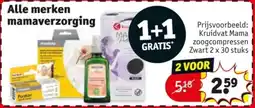 Kruidvat Alle merken mamaverzorging aanbieding
