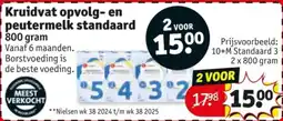 Kruidvat Kruidvat opvolg en peutermelk standaard aanbieding