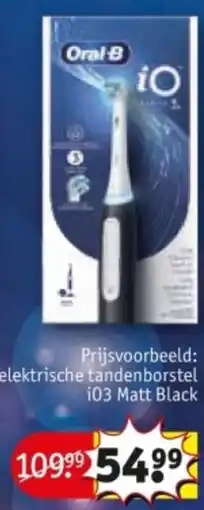 Kruidvat Oral-B elektrische tandenborstels aanbieding