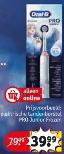 Kruidvat Oral-B elektrische tandenborstels aanbieding