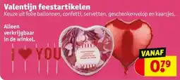 Kruidvat Valentijn feestartikelen aanbieding