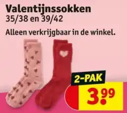 Kruidvat Valentijnssokken aanbieding