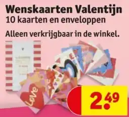 Kruidvat Wenskaarten Valentijn aanbieding