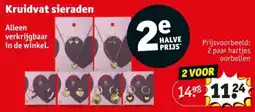 Kruidvat Kruidvat sieraden aanbieding
