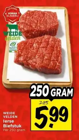 Vomar Voordeelmarkt WEIDE VELDEN lerse Biefstuk aanbieding
