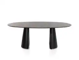 Xooon Arabax, eetkamertafel - ellips - 210 x 120 cm - Onyx aanbieding