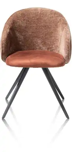 Xooon Owen, armstoel 4-poots zwart (ROB) - draaibaar - stof Calabria - koper aanbieding