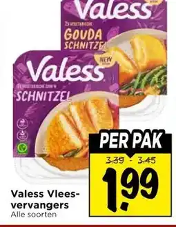 Vomar Voordeelmarkt Valess Vlees- vervangers aanbieding