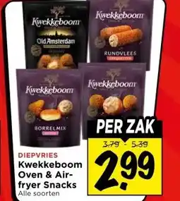 Vomar Voordeelmarkt Kwekkeboom Oven & Air- fryer Snacks aanbieding